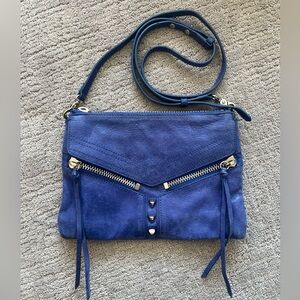 Botkier Blue Leather Crossbody Bag